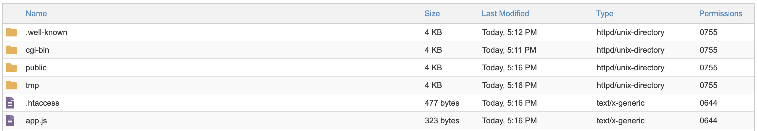 app folder